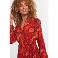 Rochie Joe Browns Floral Midi rosu