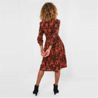 Rochie Joe Browns Floral Print Midi rosu