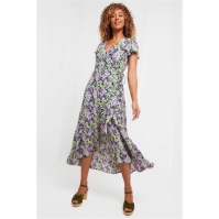 Rochie Joe Browns Francesca Floral Frill Midi lila