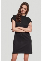 Rochie pe gat cu maneca larga pentru Femei negru Urban Classics