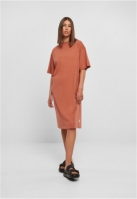 Rochie tricou Organic Long supradimensionat pentru Femei rosu Urban Classics