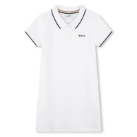 Rochie Tricou polo cu logo Boss Boss copii alb 10p