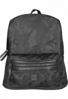 Rucsac Camo Jacquard negru camuflaj Urban Classics