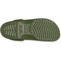 Saboti Crocs Baya cu captuseala pentru femei armygreen multicolor