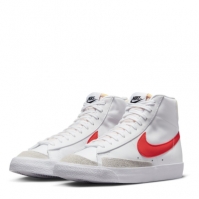 Adidasi inalti Nike Blazer Mid pentru Barbati alb rosu negru