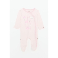 Salopeta pijama Hello World 2024 and Comforter pentru fete roz