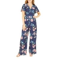 Salopeta Yumi Yumi bleumarin Floral Angel Sleeve