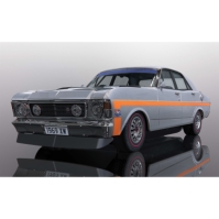 Scalextric Ford XW Falcon argintiu Fox multicolor