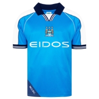 Tricou Acasa Score Draw Manchester City 2000 pentru adulti deschis albastru