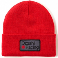 Sepci Caciula Beanie Ozoshi Heiko cu mansete rosu OWH20CFB004