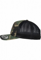 Sepci Camo Trucker camuflaj negru Flexfit