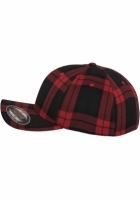 Sepci Flexfit Tartan Plaid negru rosu