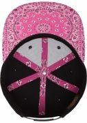 Sepci hip hop Snapback Bandana negru fucsia Flexfit