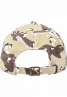 Sepci Low Profile Camo Washed retro bej Flexfit camuflaj