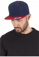 Sepci rap Snapback Classic 2-Tone bleumarin rosu Flexfit