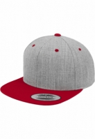 Sepci rap Snapback Classic 2-Tone deschis rosu Flexfit