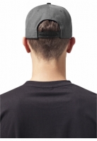 Sepci rap Snapback Classic 2-Tone gri carbune Flexfit negru