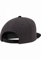 Sepci rap Snapback Classic 2-Tone gri carbune Flexfit negru