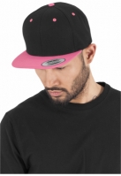 Sepci rap Snapback Classic 2-Tone negru roz Flexfit neon