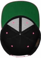 Sepci rap Snapback Classic 2-Tone negru roz Flexfit neon