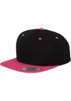 Sepci rap Snapback Classic 2-Tone negru roz Flexfit neon