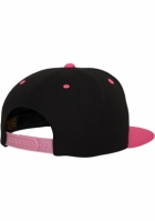 Sepci rap Snapback Classic 2-Tone negru roz Flexfit neon