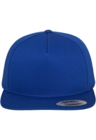 Sepci rap Snapback Classic 5 Panel albastru roial Flexfit