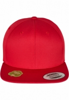 Sepci rap Snapback Organic bumbac rosu Flexfit