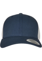 Sepci Retro Trucker doua culori bleumarin argintiu Flexfit