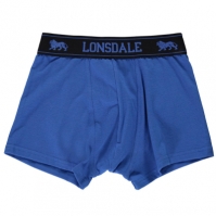 Pantaloni scurti Set 2 Lonsdale Trunk pentru baietei albastru