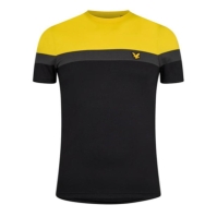 Set 2 perechi Lyle and Scott Lyle Tee Short pentru barbati super galben x128