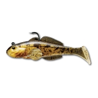 Set 3 GOBY SWIMBAIT 8CM 14G NATURAL GOLD PL LIVE TARGET