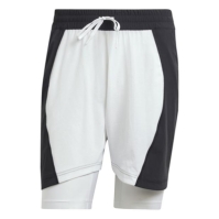 Set Pantaloni scurti Short tenis adidas and Inner pentru Barbati negru alb