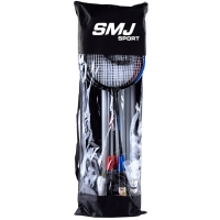 Set Badminton SMJ Teloon 4 rackets + 2 shuttlecocks net posts TL001