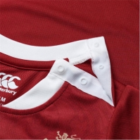 Set Canterbury British and Irish Lions 2024 pentru Bebelusi rosu dahlia