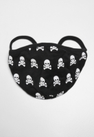 Set de 2 Skull Face Mask negru alb Mister Tee