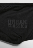 Set de 2 Urban Classics bumbac Face Mask negru