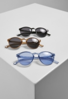 Set de 3 Ochelari de soare Cypress black+brown+blue Urban Classics negru maro albastru