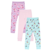 Set de 3 Pijamale Miso Fairy pentru fete roz mov