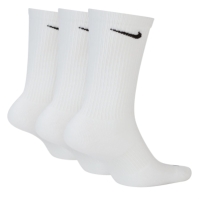 Set de 3 Sosete Nike Crew pentru Barbati alb negru