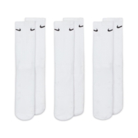 Set de 3 Sosete Nike Everyday bumbac Cushioned Crew pentru Barbati alb negru