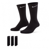 Set de 3 Sosete Nike Everyday bumbac Cushioned Crew pentru Barbati negru alb