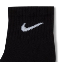 Set de 3 Sosete Nike Everyday Cushioned antrenament glezna negru