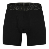 Set de 3 Under Armour bumbac 6In pentru barbati negru verde