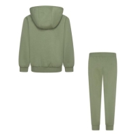 Set Nike Club Fleece cu fermoar pentru Bebelusi oil verde