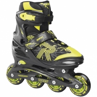 Skates Roces Jokey 3.0 negru And Lime 400845 baiat