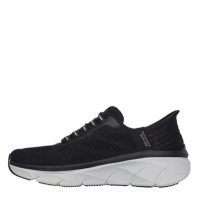 Skechers D Lux Walker 2.0 - Rezinate Slip On Runners pentru Barbati negru gri