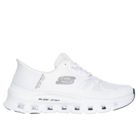 Skechers Glide-Step Pro Slip On Runners pentru femei alb argintiu