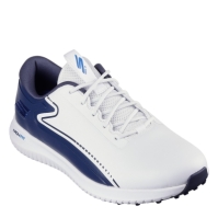 Pantofi golf fara crampoane Skechers Go Golf Max 3 pentru Barbati alb bleumarin