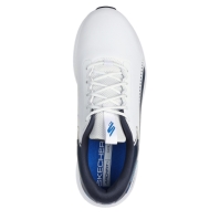 Pantofi golf fara crampoane Skechers Go Golf Max 3 pentru Barbati alb bleumarin